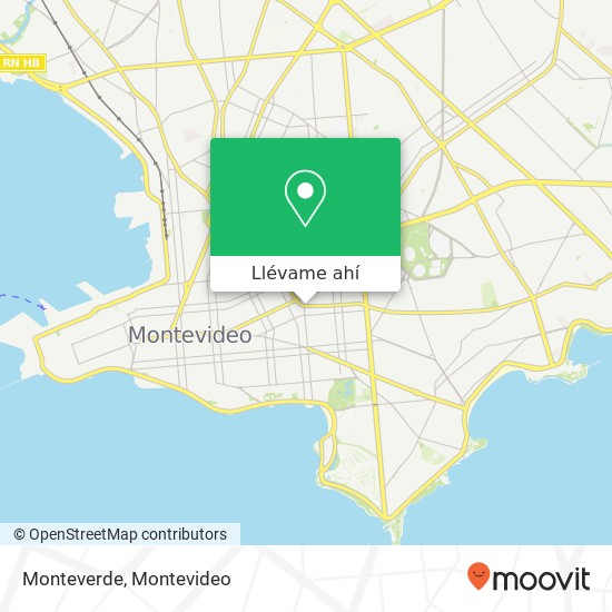Mapa de Monteverde, Avenida General Fructuoso Rivera Cordón, Montevideo, 11200