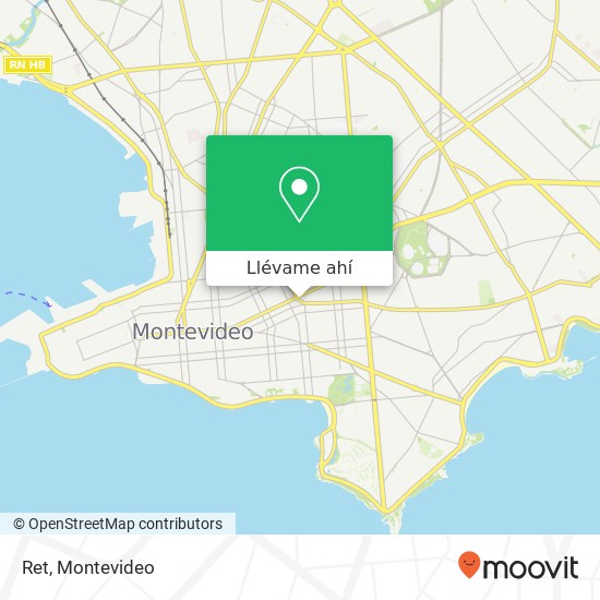 Mapa de Ret, Avenida General Fructuoso Rivera Cordón, Montevideo, 11200