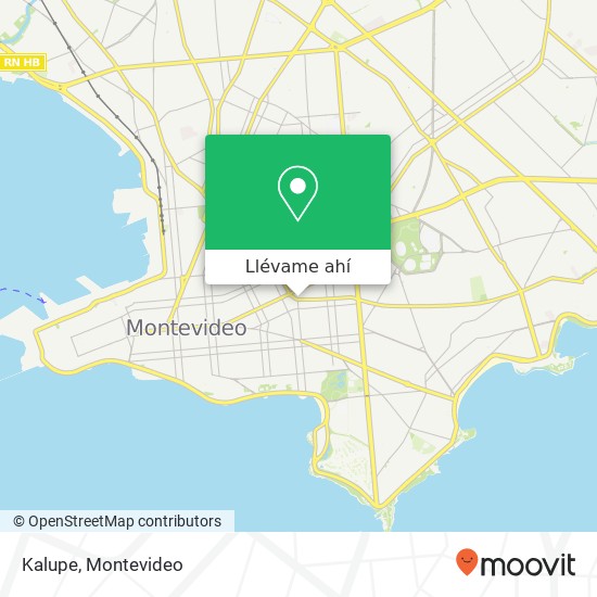 Mapa de Kalupe, Avenida General Fructuoso Rivera Cordón, Montevideo, 11200