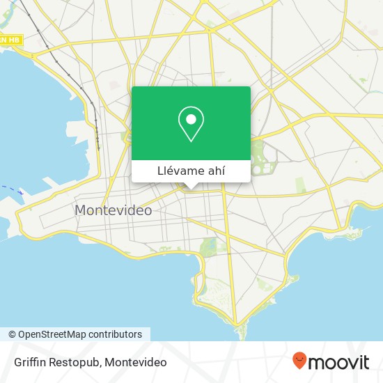 Mapa de Griffin Restopub, Avenida General Fructuoso Rivera Cordón, Montevideo, 11200