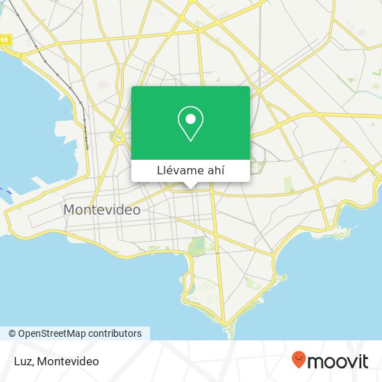 Mapa de Luz, Avenida General Fructuoso Rivera Cordón, Montevideo, 11200
