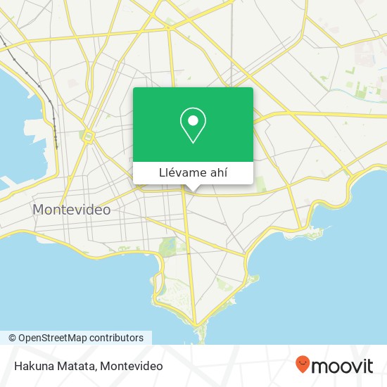 Mapa de Hakuna Matata, Avenida General Fructuoso Rivera Parque Batlle Villa Dolores, Montevideo, 11600