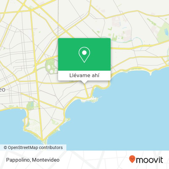 Mapa de Pappolino, Avenida Dr. Luis Alberto de Herrera Buceo, Montevideo, 11300
