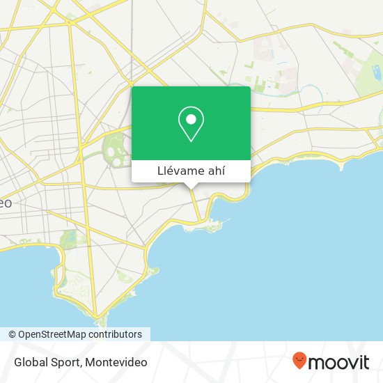 Mapa de Global Sport, Avenida Dr. Luis Alberto de Herrera Buceo, Montevideo, 11300