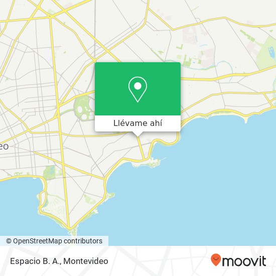Mapa de Espacio B. A., Avenida Dr. Luis Alberto de Herrera Buceo, Montevideo, 11300