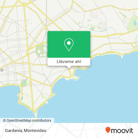 Mapa de Gardenia, Avenida Dr. Luis Alberto de Herrera Buceo, Montevideo, 11300