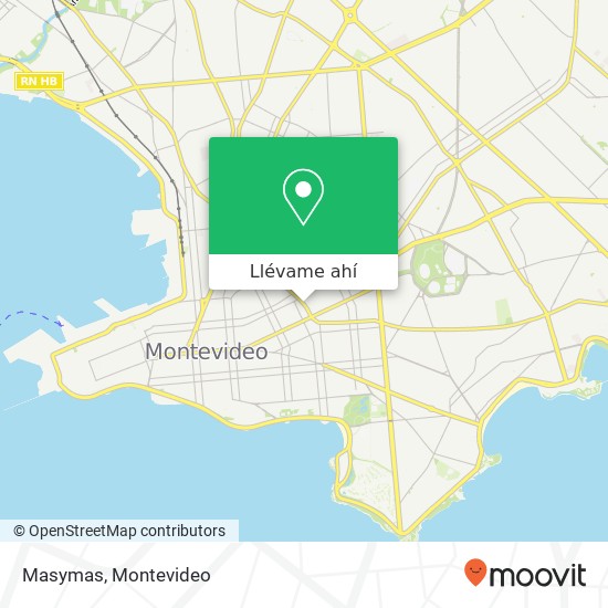 Mapa de Masymas, Avenida Daniel Fernández Crespo Cordón, Montevideo, 11200