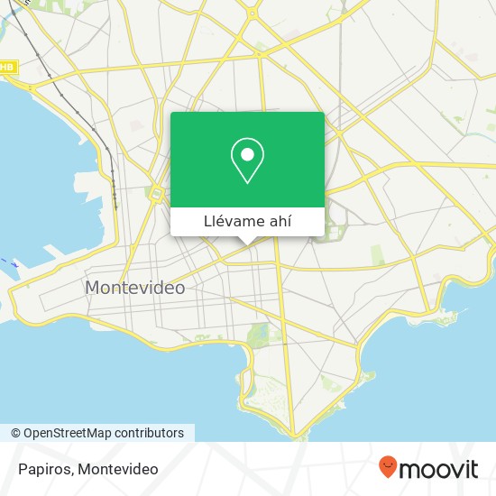Mapa de Papiros, Avenida 18 de Julio Cordón, Montevideo, 11200