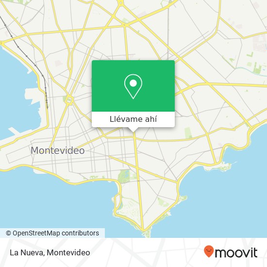 Mapa de La Nueva, Palmar Tres Cruces, Montevideo, 11200
