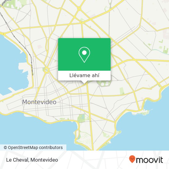 Mapa de Le Cheval, Avenida 8 de Octubre Tres Cruces, Montevideo, 11200