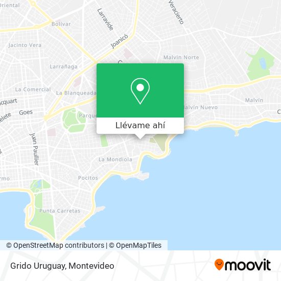 Mapa de Grido Uruguay