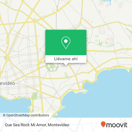 Mapa de Que Sea Rock Mi Amor, 1708 Maipú Parque Batlle Villa Dolores, Montevideo, 11600