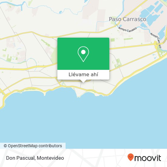 Mapa de Don Pascual, Limburgo Punta Gorda, Montevideo, 11400