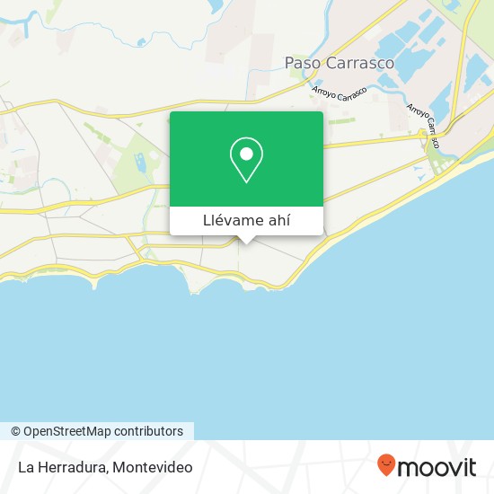 Mapa de La Herradura, Líbano Punta Gorda, Montevideo, 11400