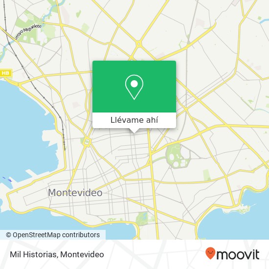 Mapa de Mil Historias, 2101 Hocquart La Comercial, Montevideo, 11800