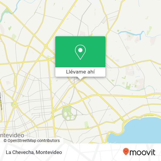 Mapa de La Chevecha, Avenida 8 de Octubre Unión, Montevideo, 11600