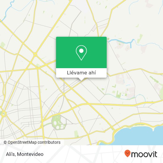 Mapa de Ali's, Avenida 8 de Octubre Unión, Montevideo, 12000
