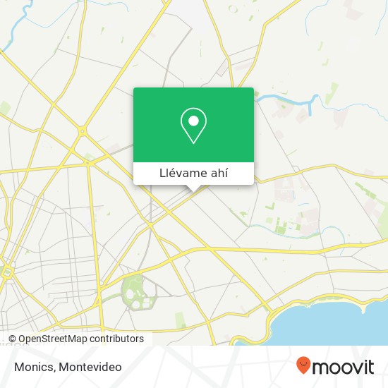 Mapa de Monics, Avenida 8 de Octubre Unión, Montevideo, 12000