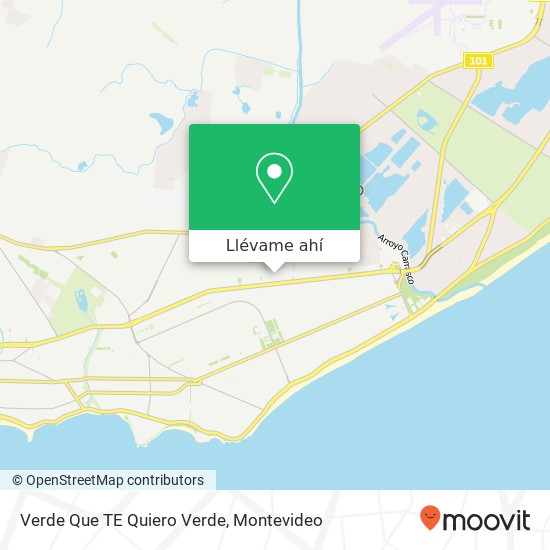 Mapa de Verde Que TE Quiero Verde, General Máximo Tajes Carrasco Norte, Montevideo