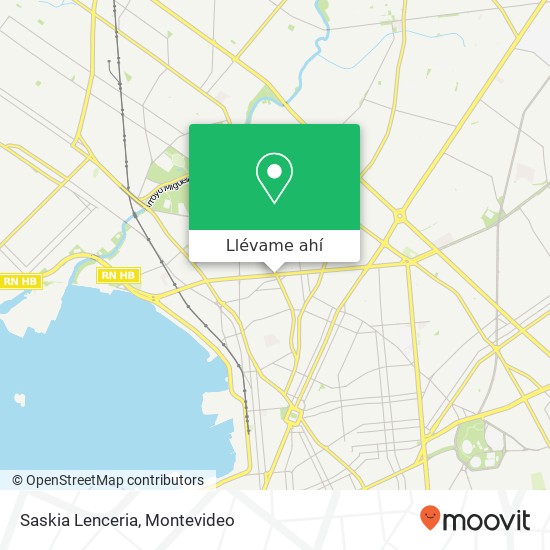 Mapa de Saskia Lenceria, Boulevard General Artigas Reducto, Montevideo, 11800