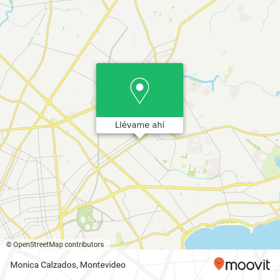 Mapa de Monica Calzados, Avenida 8 de Octubre Unión, Montevideo, 12000