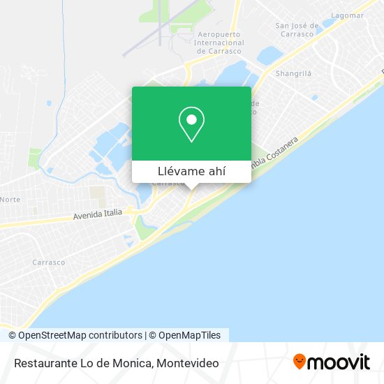 Mapa de Restaurante Lo de Monica