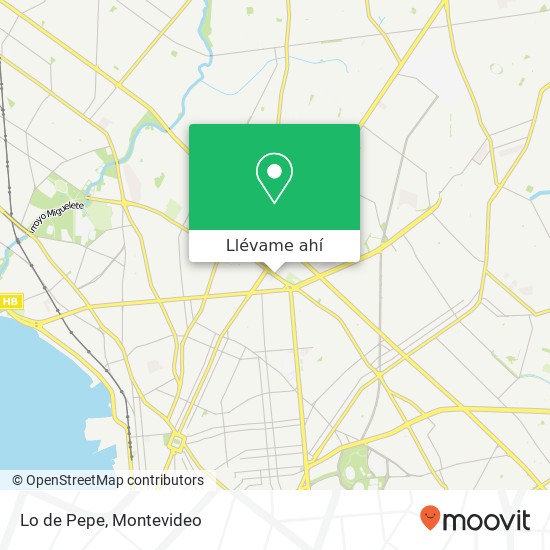 Mapa de Lo de Pepe, Gualeguay Mercado Modelo y Bolívar, Montevideo, 11600