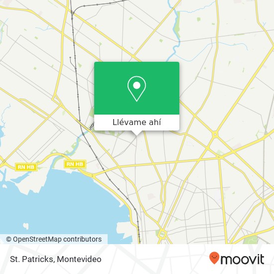 Mapa de St. Patricks, Avenida Joaquín Suárez Prado Nueva Savona, Montevideo, 11700