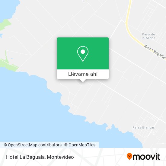 Mapa de Hotel La Baguala