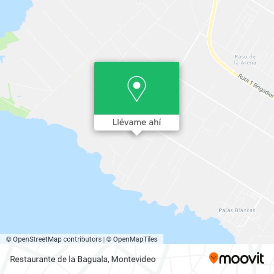 Mapa de Restaurante de la Baguala