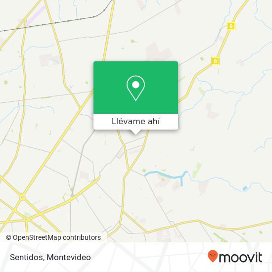 Mapa de Sentidos, Barros Arana Jardines del Hipódromo, Montevideo, 12200