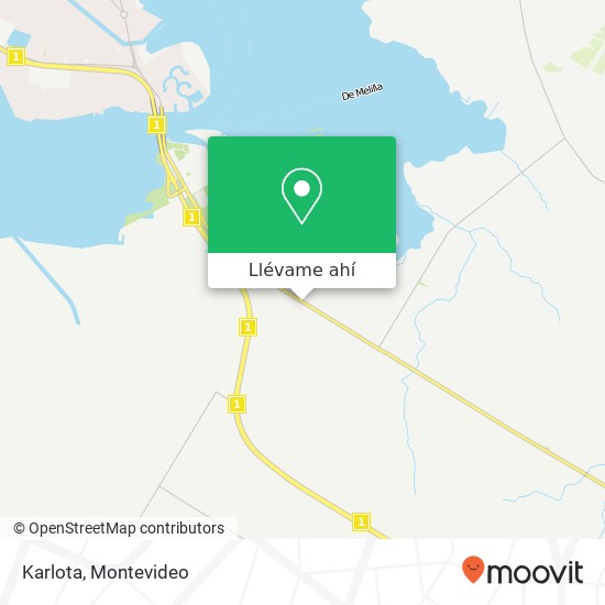 Mapa de Karlota, 9557 Avenida Luis Batlle Berres Paso de la Arena, Montevideo