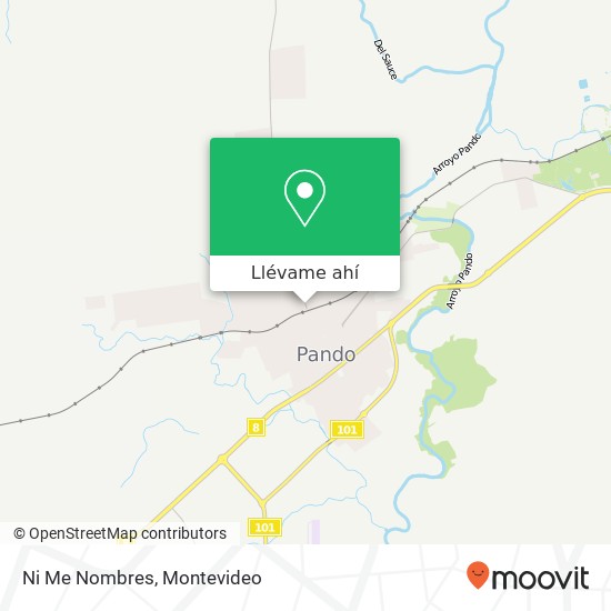 Mapa de Ni Me Nombres, Avenida Teresa Gaytán Pando, Canelones, 91000