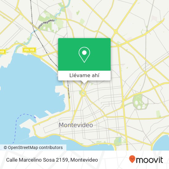 Mapa de Calle Marcelino Sosa 2159