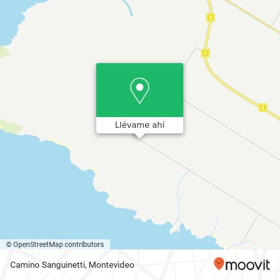 Mapa de Camino Sanguinetti