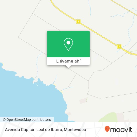 Mapa de Avenida Capitán Leal de Ibarra