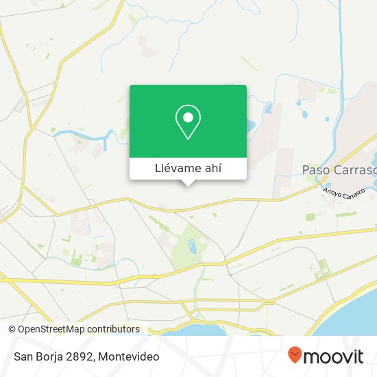 Mapa de San Borja 2892