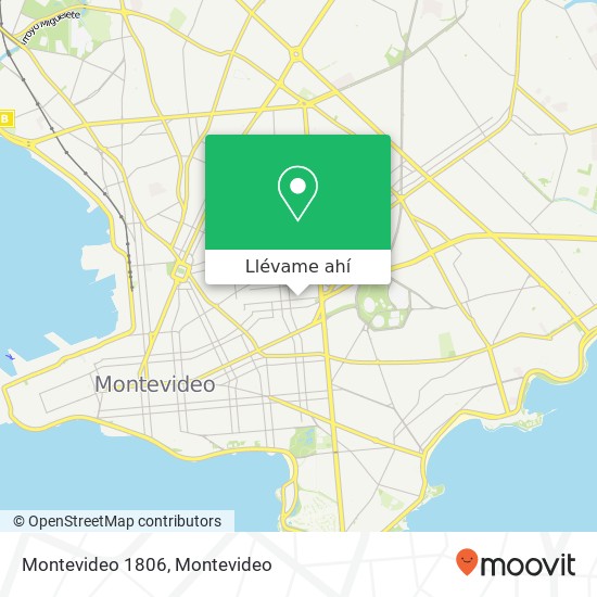 Mapa de Montevideo 1806