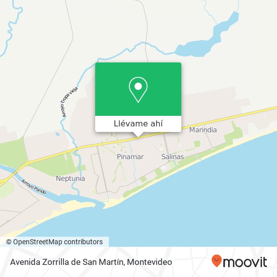 Mapa de Avenida Zorrilla de San Martín