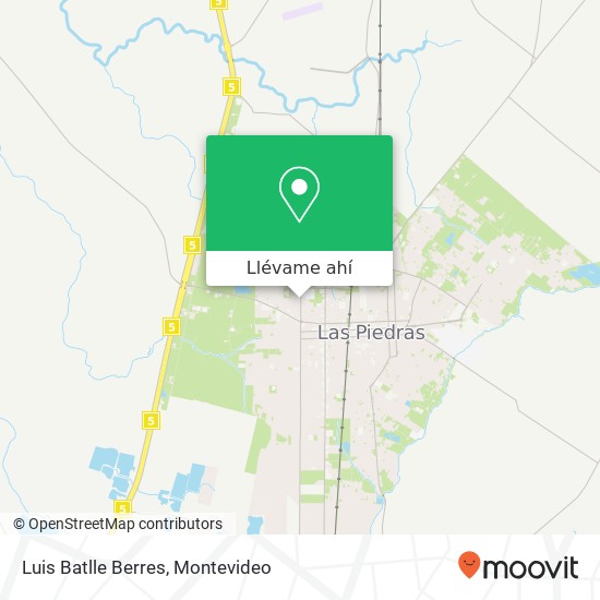 Mapa de Luis Batlle Berres