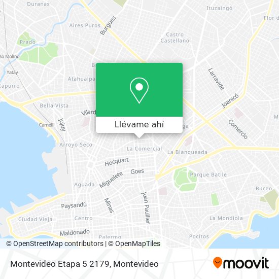 Mapa de Montevideo Etapa 5 2179