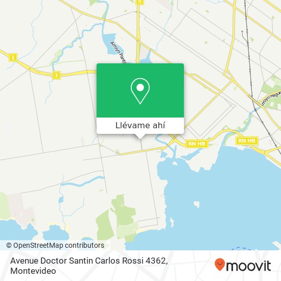 Mapa de Avenue Doctor Santin Carlos Rossi 4362