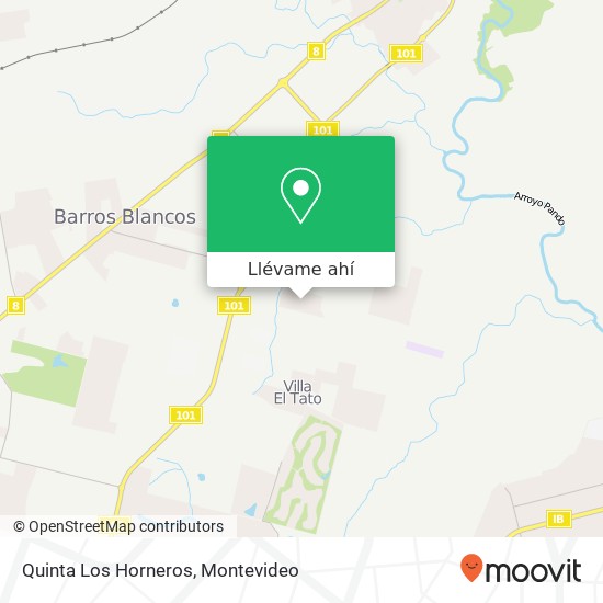 Mapa de Quinta Los Horneros