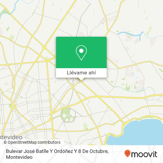 Mapa de Bulevar José Batlle Y Ordóñez Y 8 De Octubre