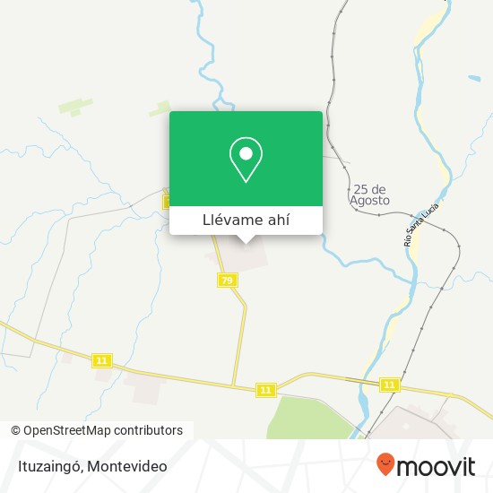 Mapa de Ituzaingó