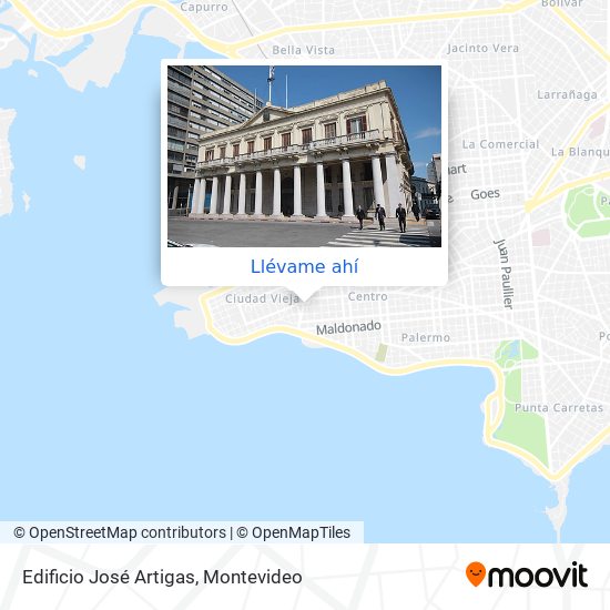 Mapa de Edificio José Artigas