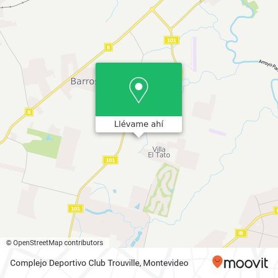 Mapa de Complejo Deportivo Club Trouville