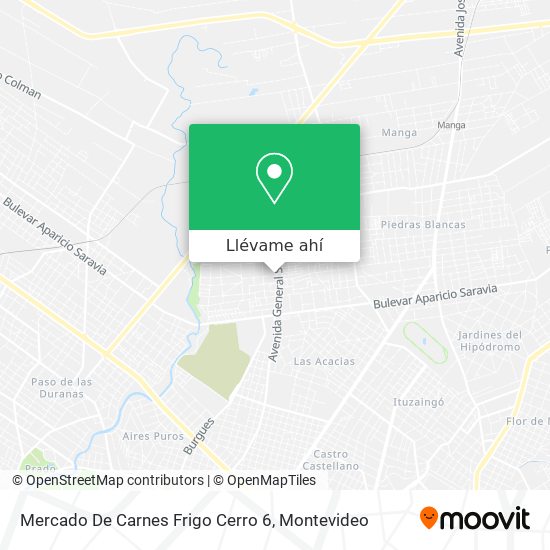 Mapa de Mercado De Carnes Frigo Cerro 6