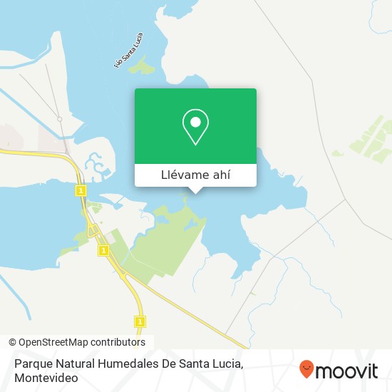 Mapa de Parque Natural Humedales De Santa Lucia