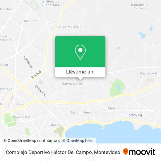 Mapa de Complejo Deportivo Héctor Del Campo